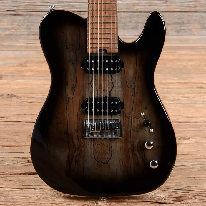 Balaguer Woodman Select Custom 7 Black Burst 2017