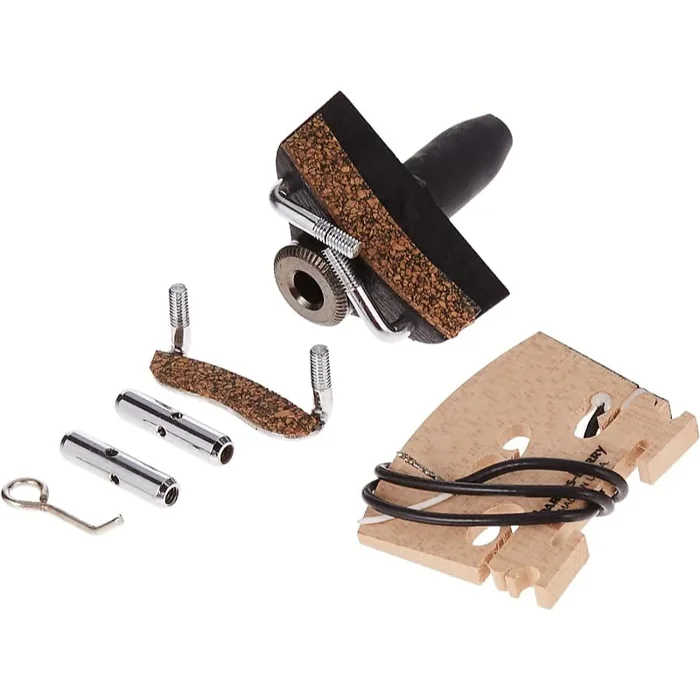 Barcus Berry – 1320 – Piezo Violin Bridge w/Built In Piezo Pickup & Accessories