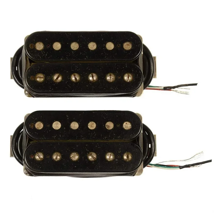 Bare Knuckle Humbucker The Mule Set 50mm 4-Conductor Short Leg Unpotted Black Cover