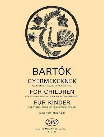 Bartok, Fur Kinder for Cello (EMB)