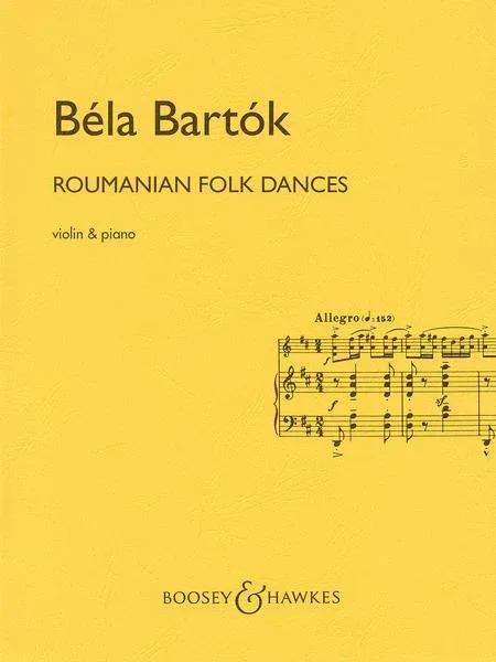 Bartok, Romanian Folk Dances for Violin and Piano (Boosey and Hawkes)