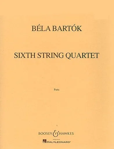 Bartok: String Quartet No.6 (string quartet) Boosey & Hawkes