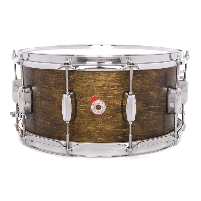 Barton Drum Co. 6.5×14 Maple Snare Drum Copper Satin