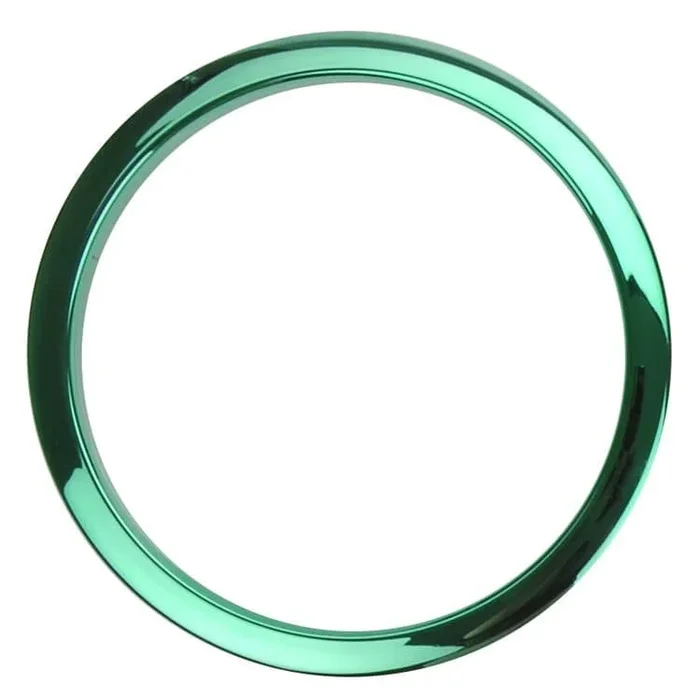 Bass Drum O’s Bass Drum Port 6″ Green Chrome