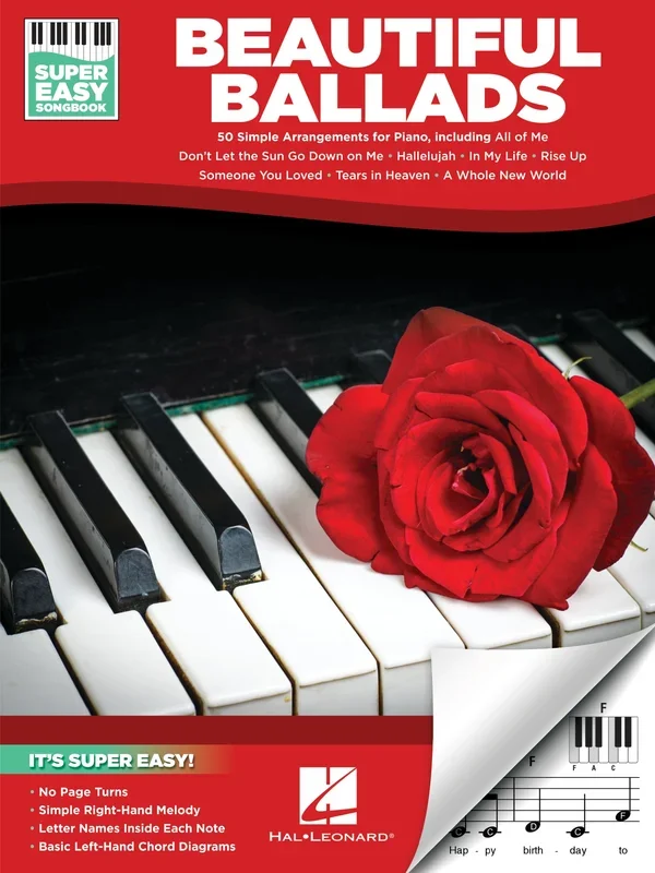 Beautiful Ballads – Super Easy Songbook