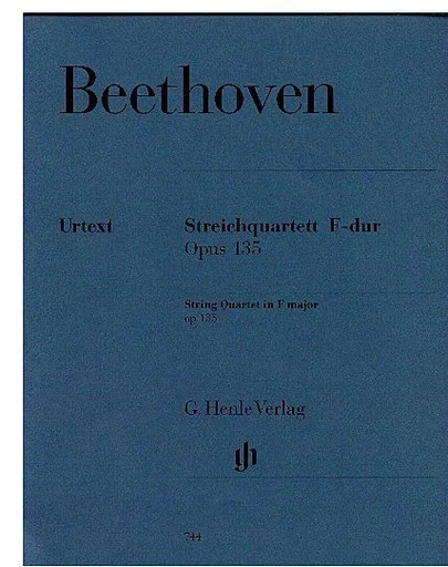 Beethoven, L.van (Cadenbach): String Quartet in F, Op. 135 (2 violin, viola, and cello)