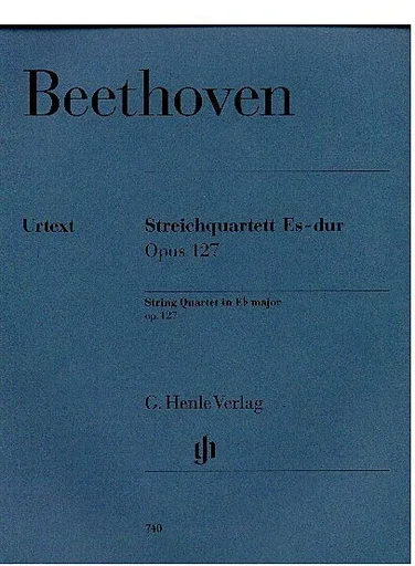 Beethoven, L.van (Platen, ed.): String Quartet in Eb, Op. 127, urtext (2 violin, viola, and cello)