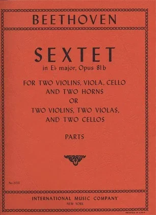 Beethoven, L.van: Sextet Op. 81b (2 violins, 2 violas, 2 cellos)