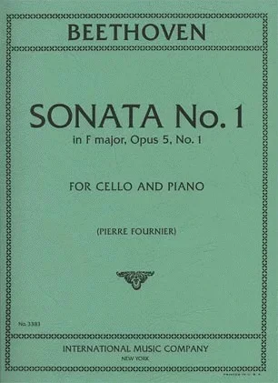 Beethoven, L.van: Sonata No.1 in F major Op.5 #1 (cello & piano)