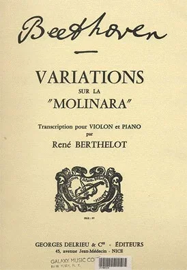 Beethoven, L.van: Variations on ”La ”Molinara” (violin & piano)