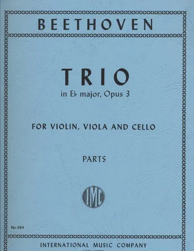 Beethoven, L.von: Trio in Eb Major Op.3 (violin, Viola, Cello)