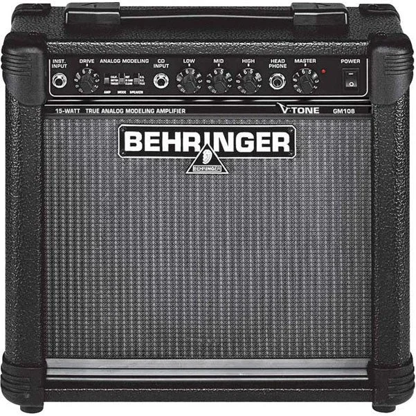 Behringer V-Tone GM108 Combo Guitar Amplifier, 15W Modeling