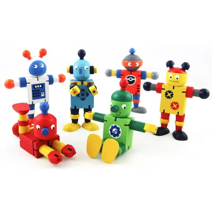 bendy wooden robot