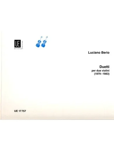 Berio, L.: Duetti per Due Violini (2 violins)