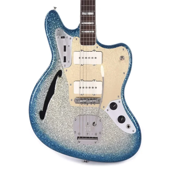Bilt S.S. Zaftig Surfburst Flake w/Block Inlays, & Mastery Vibrato