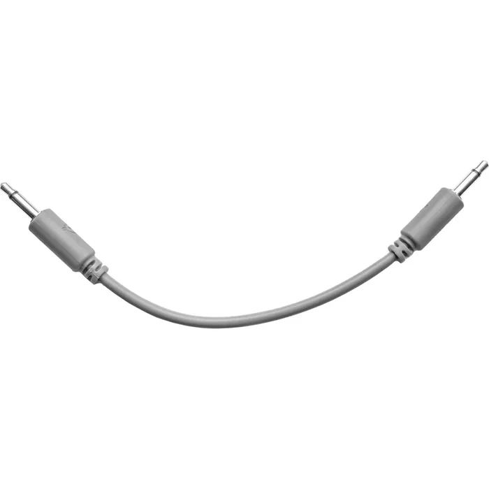 Black Market Modular 3.5mm Patch Cable – 9cm/3.5″ – Gray