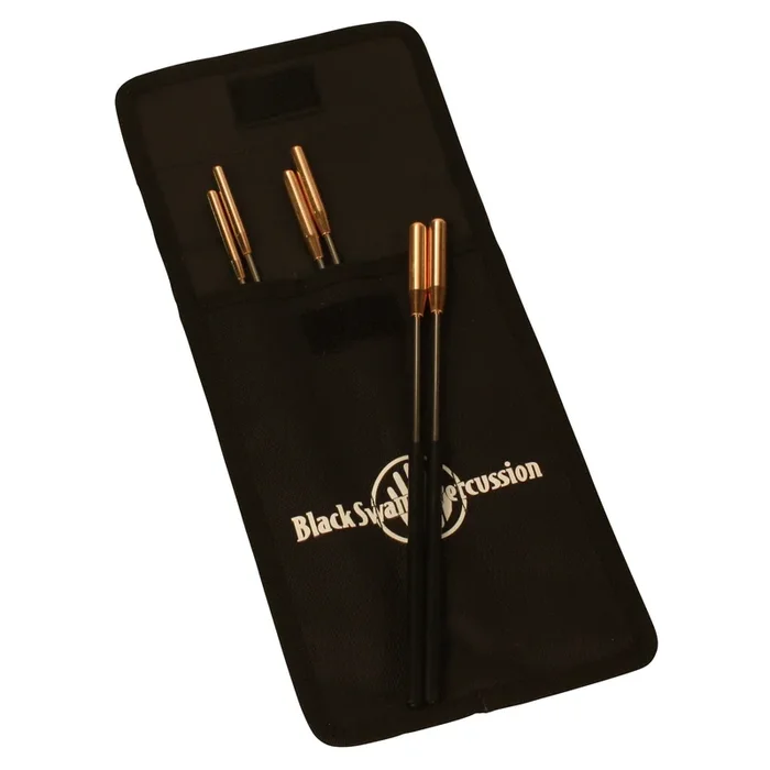 Black Swamp Spectrum Triangle Beater Set – 6 Beaters with Case