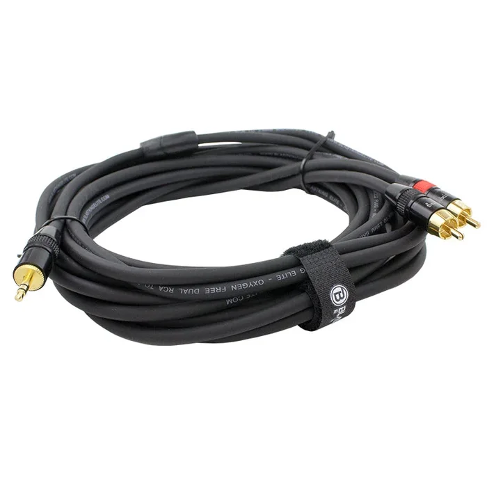 Blastking Dual RCA to 3.5mm Balanced Plug Cable 6ft
