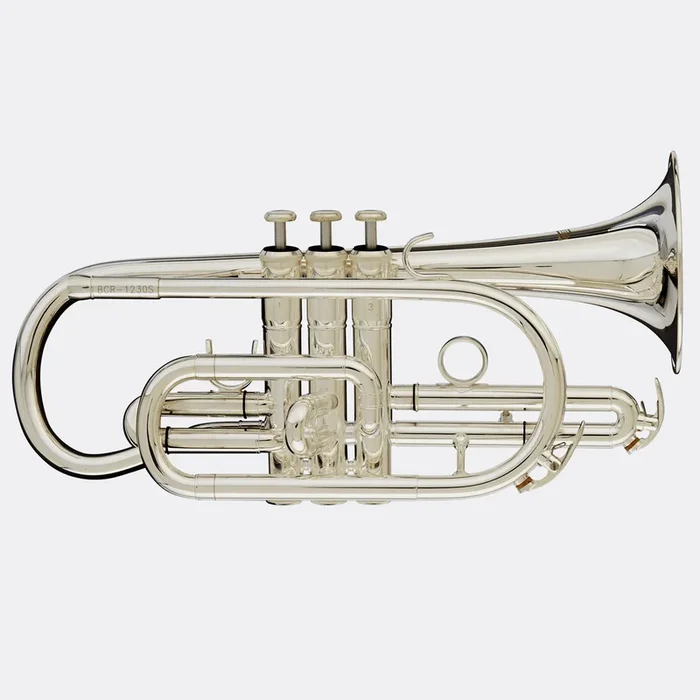Blessing Standard Series Bb Cornet, .460″, Monel, Sheperd’s Crook, Silver Plate