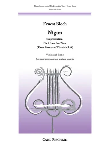 Bloch: Nigun No.2 from Baal Shem (violin & piano) FISCHER