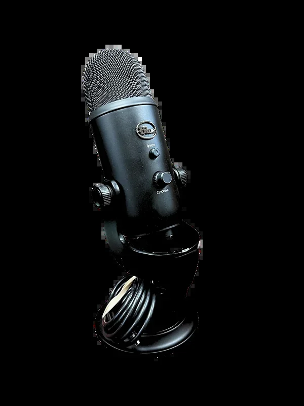 Blue Yeti USB Microphone – Blackout Edition