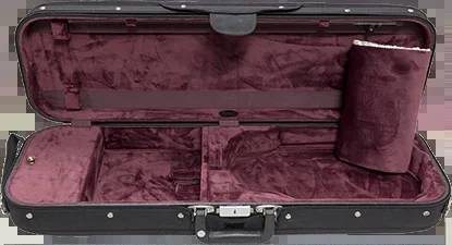 Bobelock 1002 Wooden Oblong Violin Case with Velour Interior