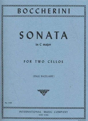 Boccherini (Bazelaire): Sonata in C Major (2 cellos)
