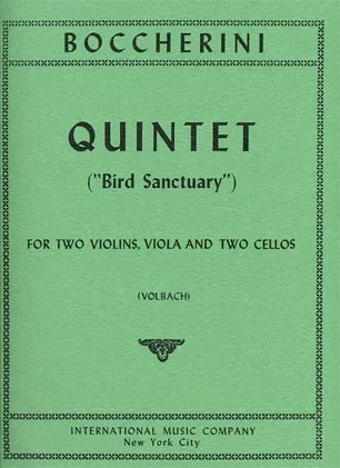 Boccherini: Quintet in D “Bird Sanctuary” (2 violins, viola, 2 cellos)