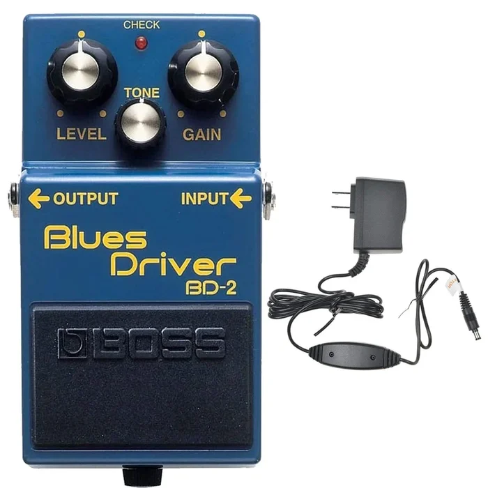 Boss BD-2 Blues Driver Bundle w/ Boss PSA-120S2 Power Supply