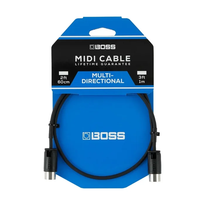 Boss BMIDI-PB3 Multi-Directional MIDI Pedalboard Cable 3ft