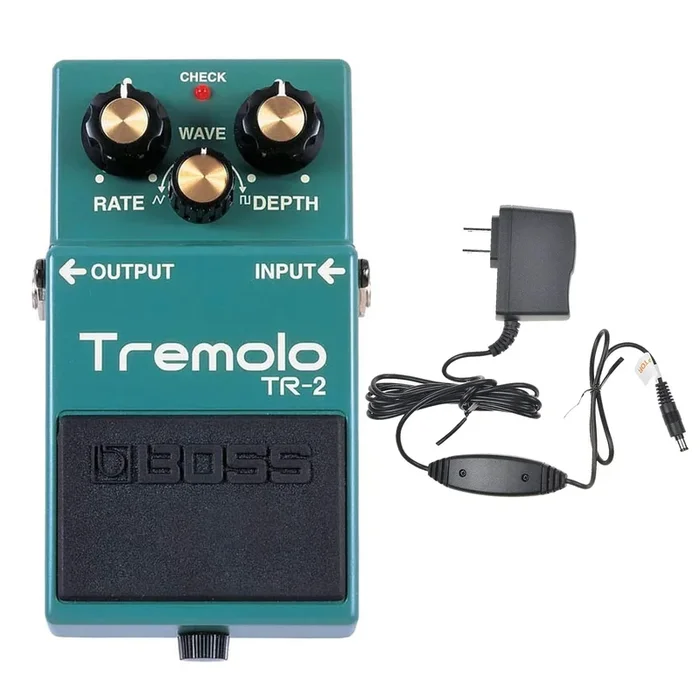 Boss TR-2 Tremolo Bundle w/ Boss PSA-120S2 Power Supply