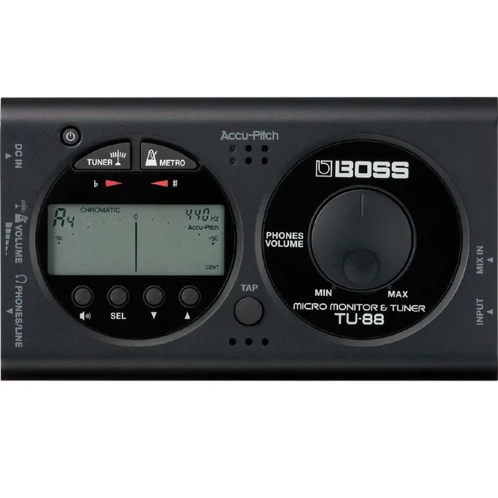Boss TU-88BK Micro Monitor Tuner