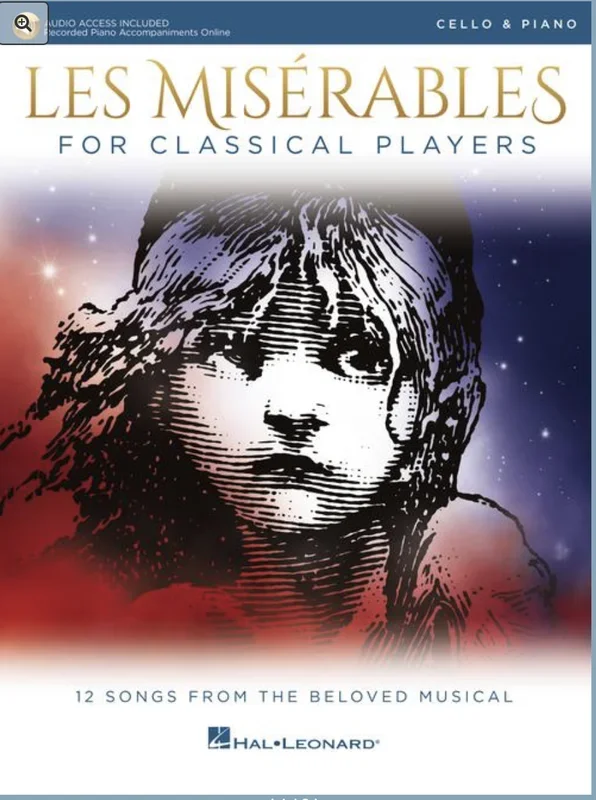 Boublil: Les Misérables for Classical Players (cello, piano, online access)
