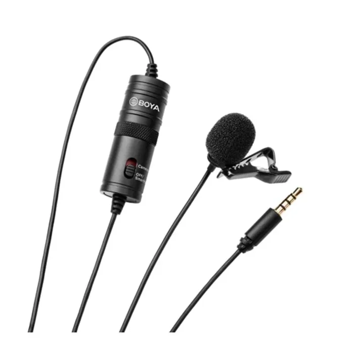Boya BYM1 Omnidirectional Level Condenser Microphone – Black – Open Box