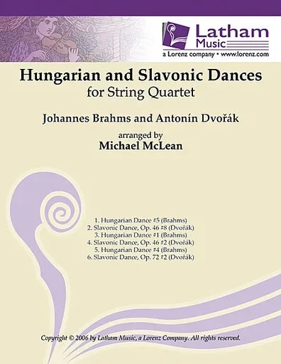 Brahms & Dvorak (McLean): Hungarian & Slavonic Dances (string quartet) LudwigMasters