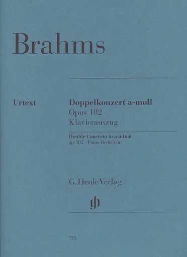 Brahms, J. (Zimmermann/Schiff/Struck/Umbreit, ed.): Double Concerto in A Minor, Op. 102, urtext (violin, cello, and piano)