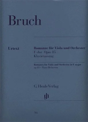 Bruch, M. (Weber, ed.): Romance in F Major, Op.85, urtext (viola & piano)