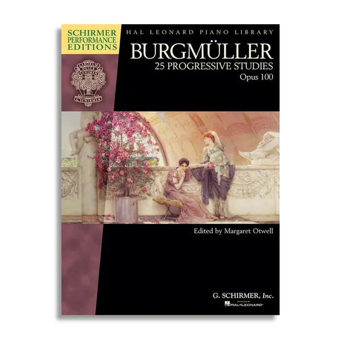 Burgmuller – 25 Progressive Studies OP 100 Book only Schirmer Performance Editions