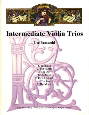 Burswold, Lee: Intermediate Violin Trios (parts and score)