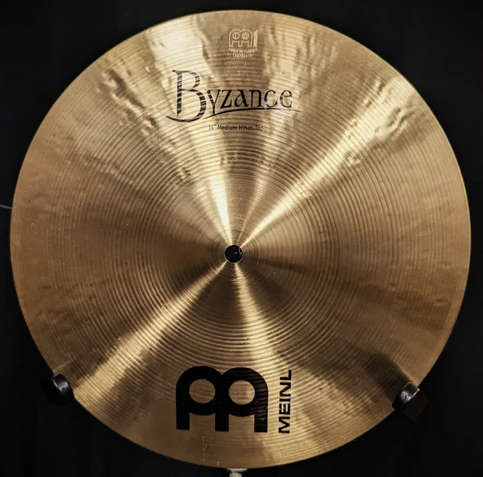 Byzance Mismatched 14″ Hi-Hat Pair (Byzance Traditional Medium Top, Byzance Sand Bottom)
