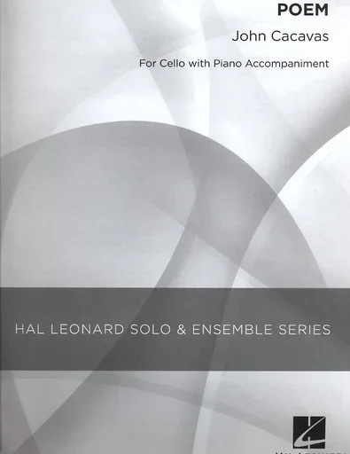 Cacavas, John: Poem (cello & piano)