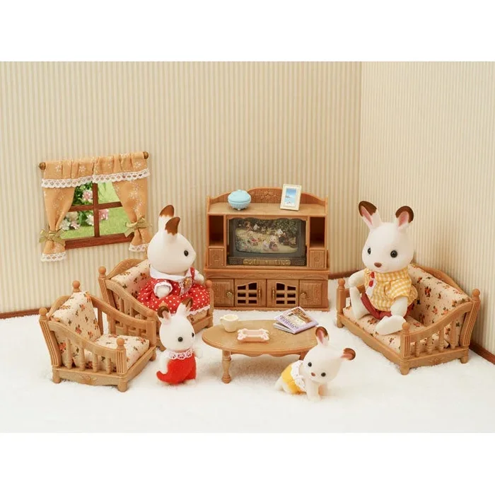 Calico Critters comfy living room set