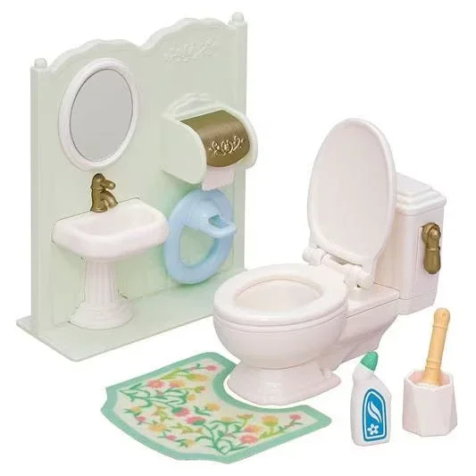 Calico Critters toilet set