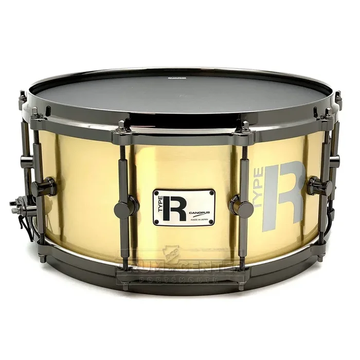 Canopus Type-R Bell Brass “Magnum” Snare Drum 14×6.5