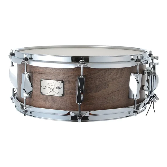 Canopus Yaiba Maple Snare Drum 14×5.5 Matte Antique Chestnut