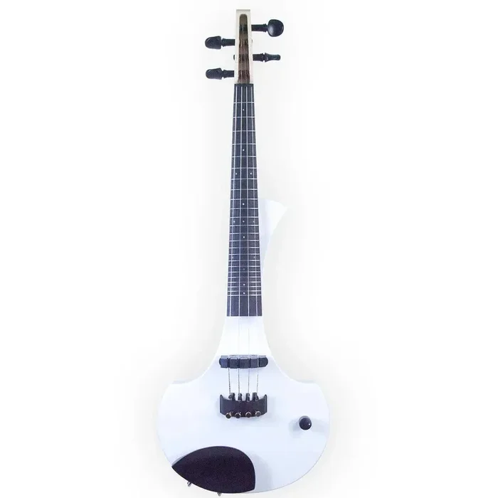 Cantini Earphonic Violín eléctrico con trastes y MIDI, color blanco