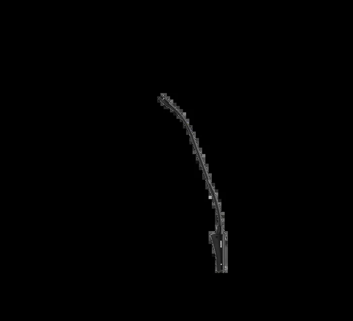 Cardiod 12″ Dual Section Gooseneck Mic Black