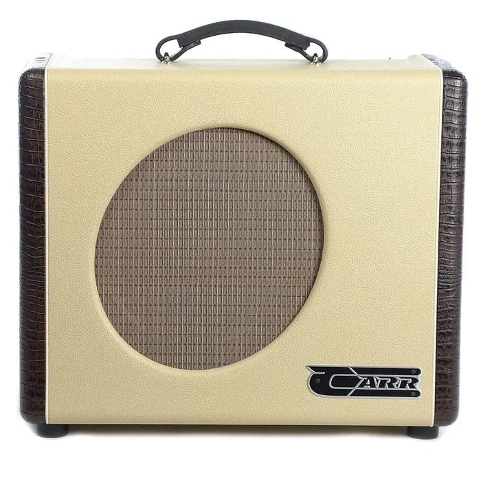 Carr Mercury V 16W 1×12 6V6 Reverb Combo Custom 2-Tone Brown Gator & Cream w/Attenuator