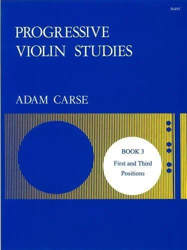 Carse, Progressive Studies for Violin Book 3 (Stainer and Bell)