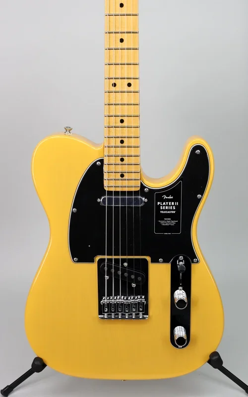 Case Bundle Fender Player II Telecaster Chambered Ash Butterscotch Blonde + Fender Classic Series Hardshell Case Black